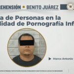 Detienen en Cancún a hombre investigado por presunta explotación y pornografía infantil