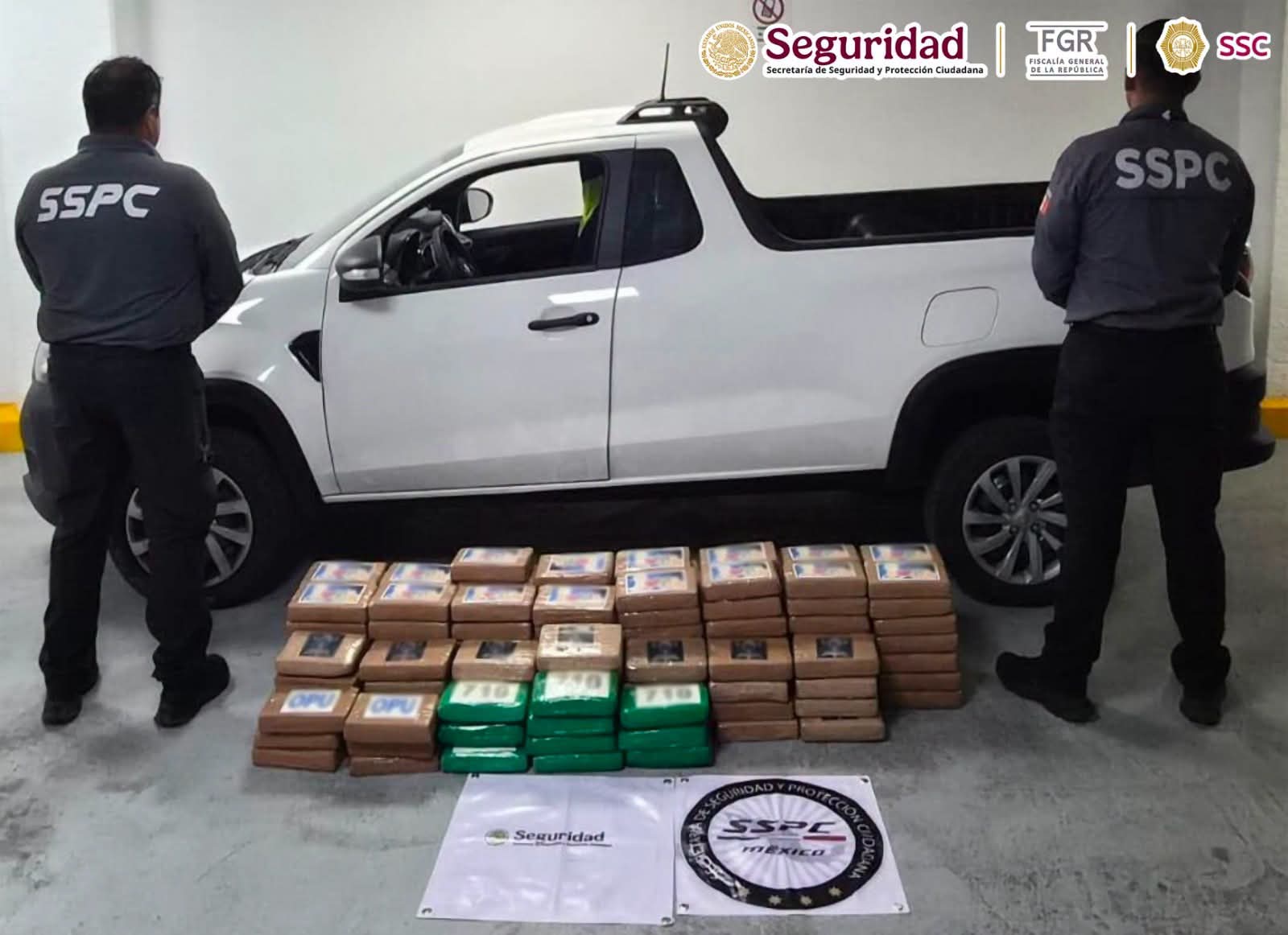 Detienen a sujeto con 217 kilos de cocaína en la México-Cuernavaca