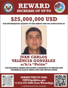 Encabeza hijastro de “El Mencho” la lista de los más buscados de la DEA con recompensa histórica