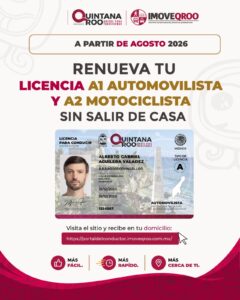 Licencia de conducir en Quintana Roo: así puedes renovarla en línea y pedir que te la envíen a casa