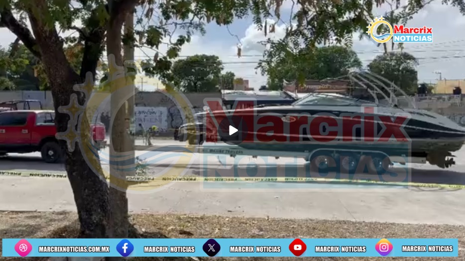 FGE recupera “La Consentida”, lancha robada en la Zona Hotelera de Cancún