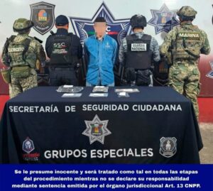 Detienen a hombre con 65 dosis de presunta droga en Cancún