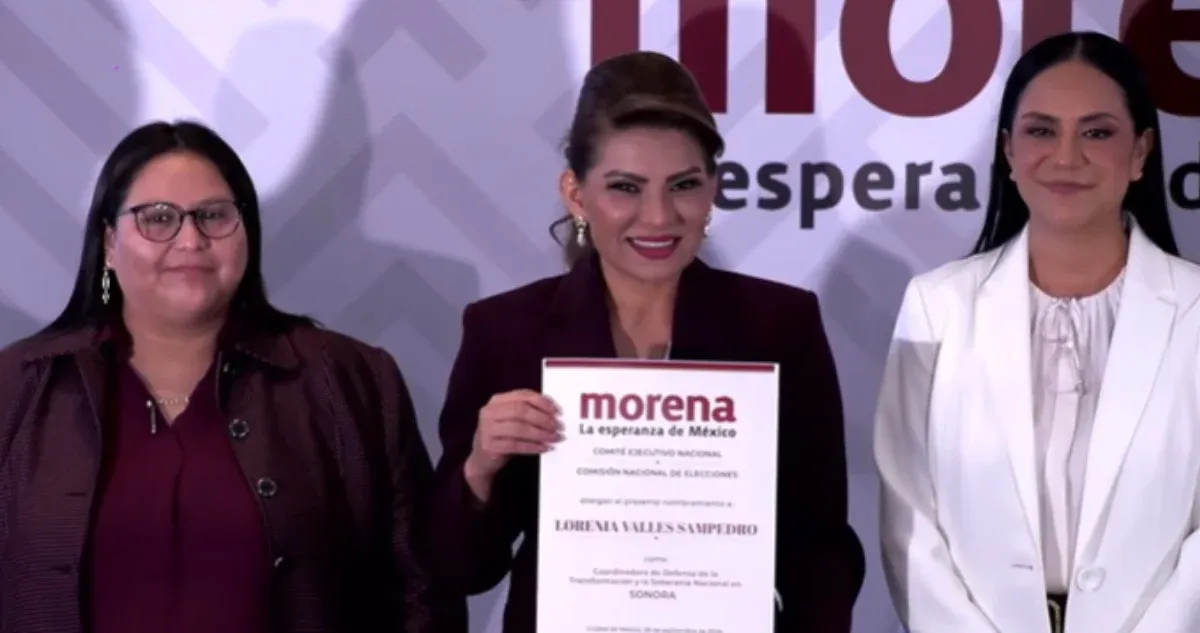 Morena designa a Lorenia Valles en Sonora rumbo a 2027