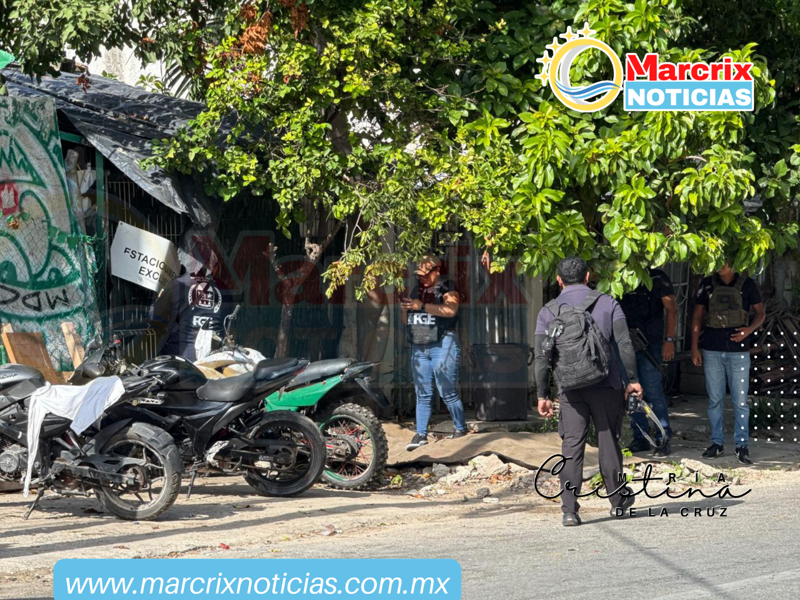Operativo en la SM 98 moviliza a fuerzas federales; aseguran tres motocicletas