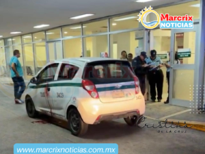Balean a taxista la noche del 15, llega al hospital por sus propios medios