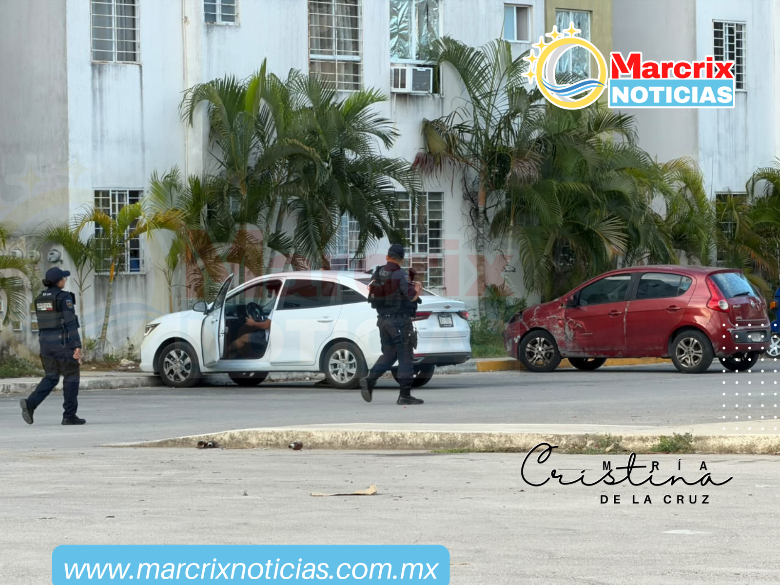 Balean a dos hermanos en Privadas Turquesa de Cancún
