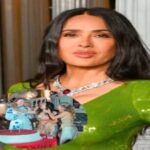 Salma Hayek celebra sus 60 años con un inmenso pastel de fresas
