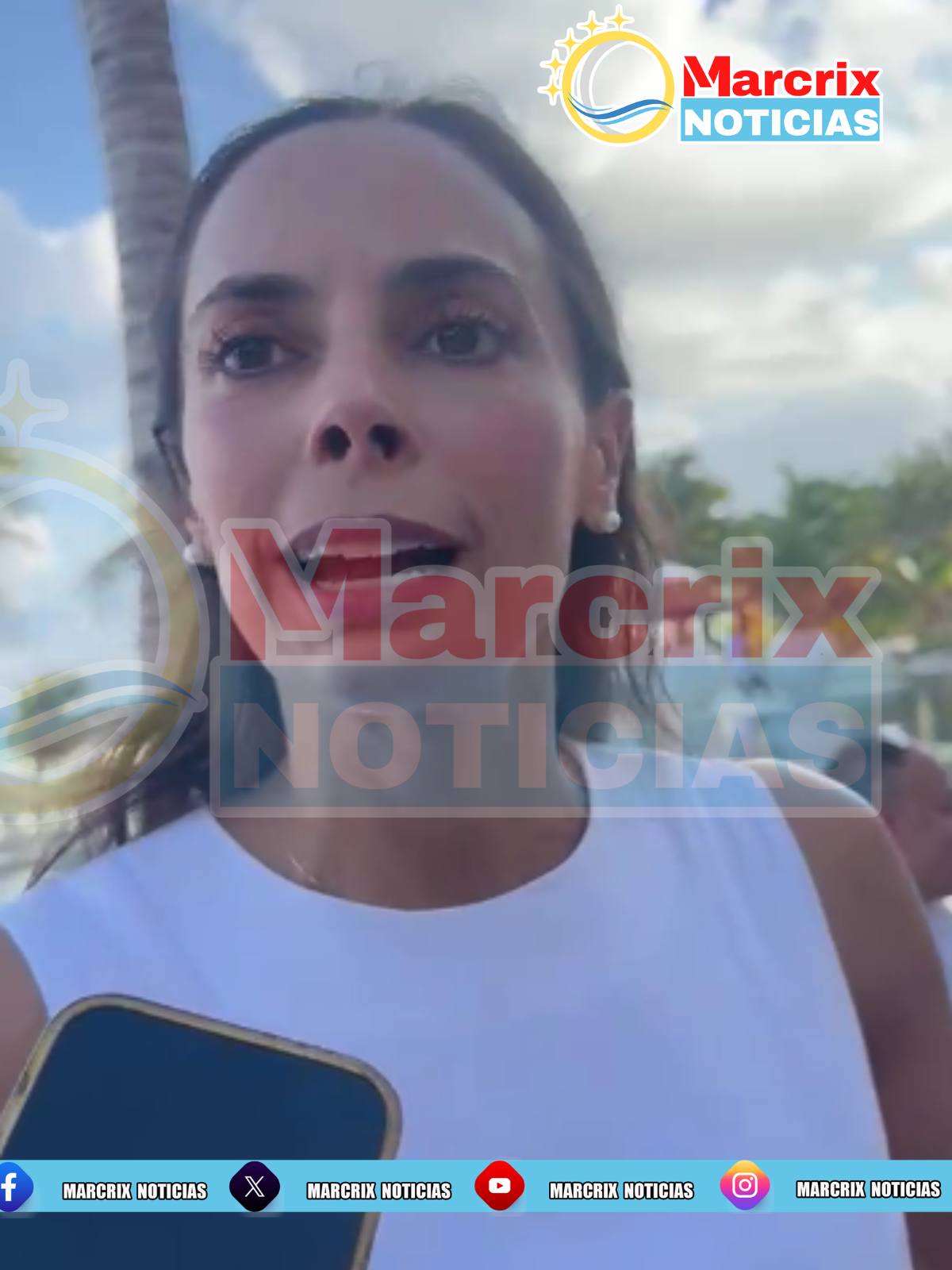 Ana Paty confirma llegada de buque sargacero y anuncia nuevo parque para Cancún