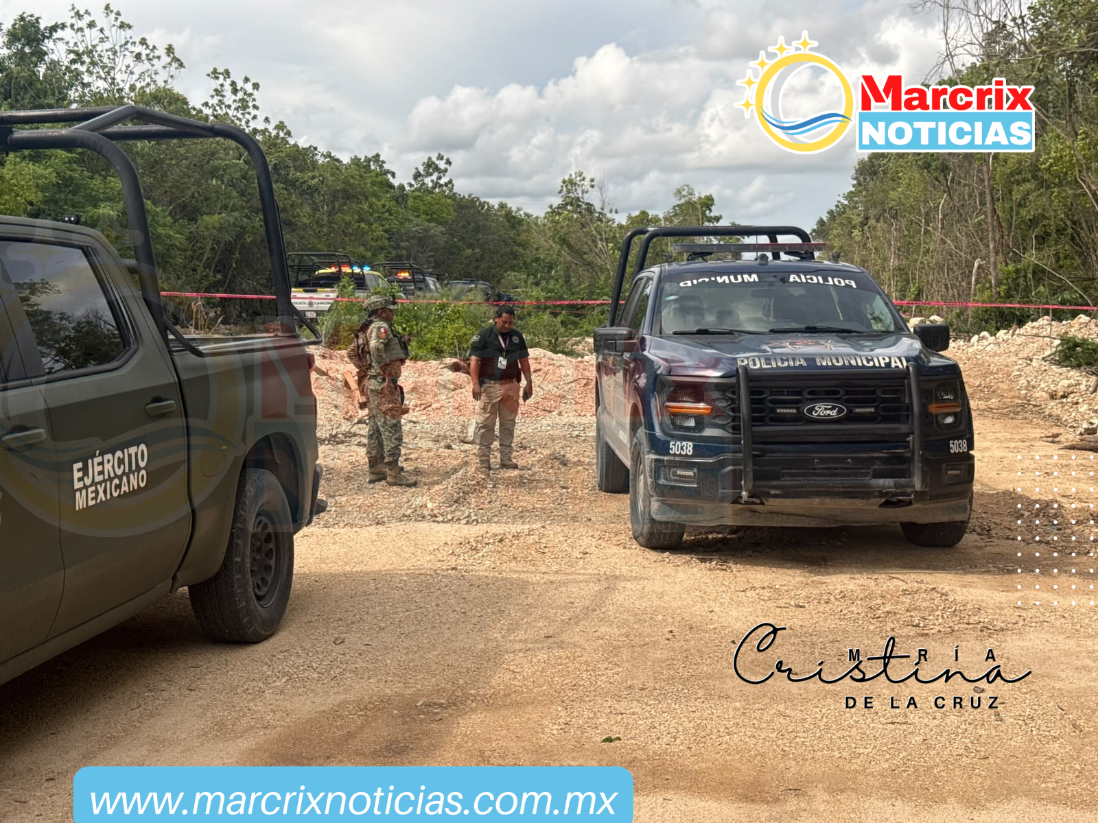Hallan cuerpo embolsado y reportan ataque armado en Cancún
