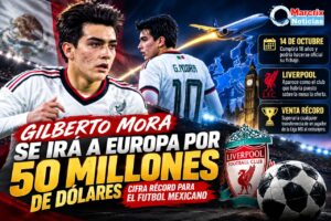 Gilberto Mora se irá a Europa por 50 millones de dólares