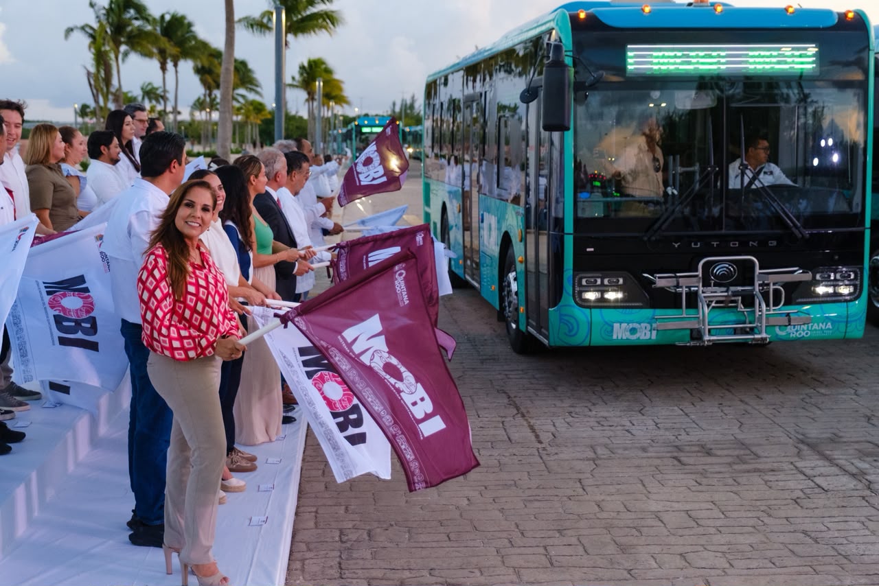 Mara Lezama fortalece MOBI con 100 unidades híbridas