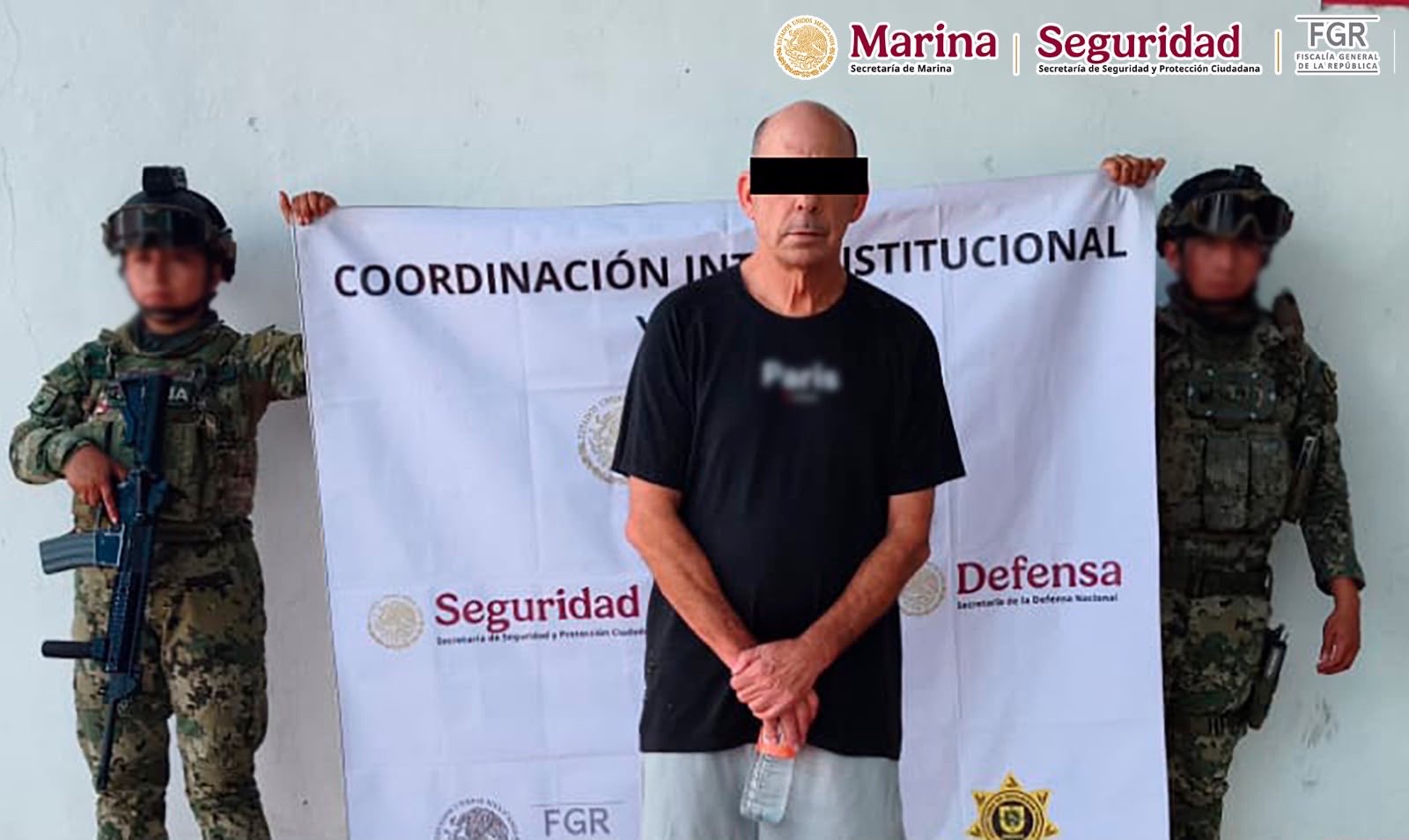 Marina participa en la detención de estadounidense bajo búsqueda por fraude.