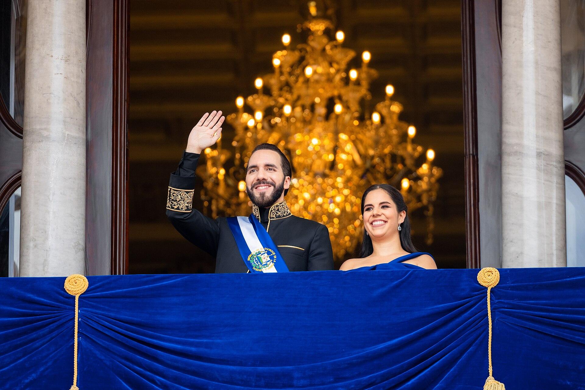 Nayib Bukele durante su investidura como presidente en 2024.