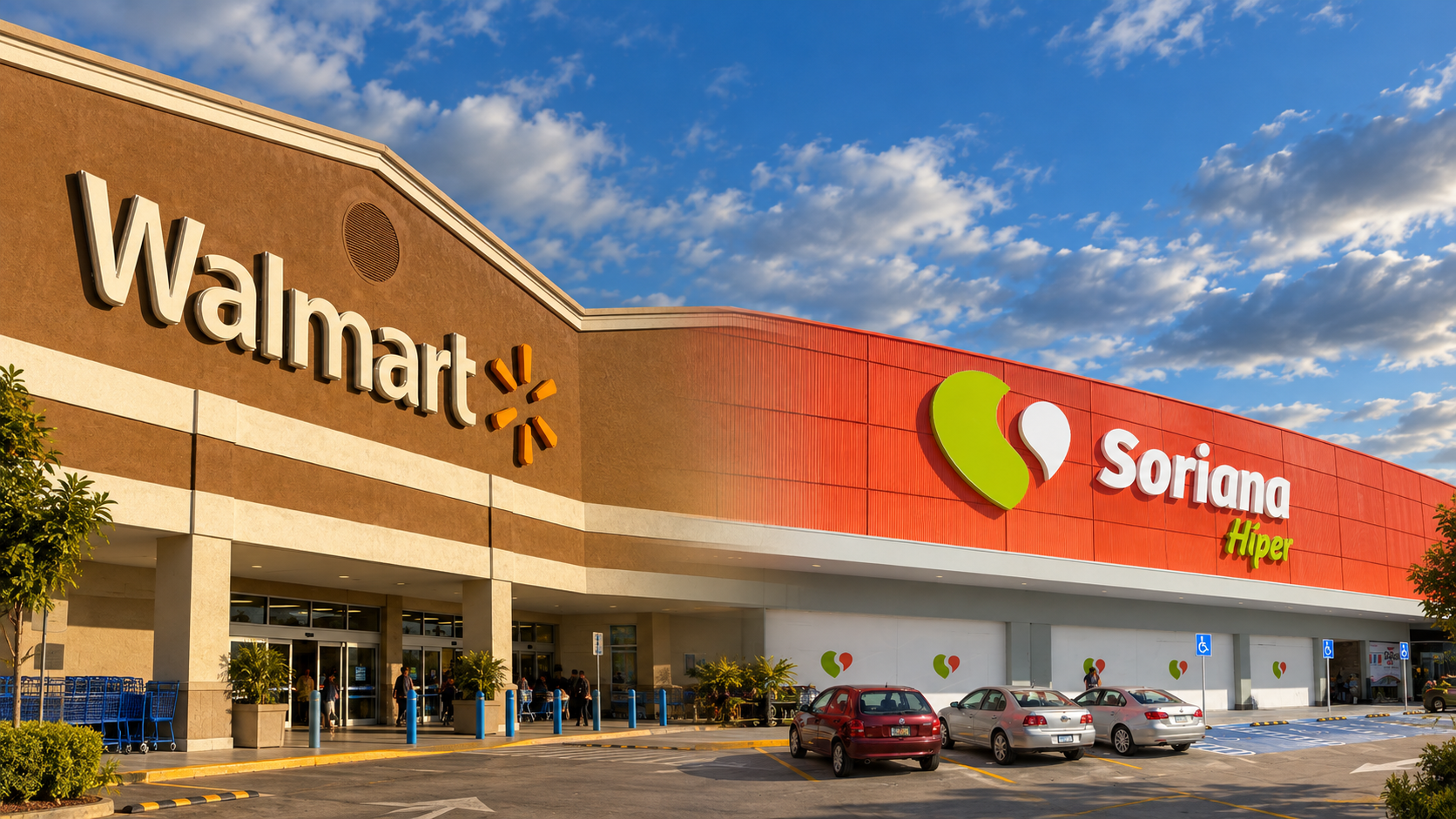 La canasta básica en Cancún cuesta 819.60 pesos en Soriana Híper y 866.20 en Walmart, según Profeco. Compara los precios de ambos supermercados.
