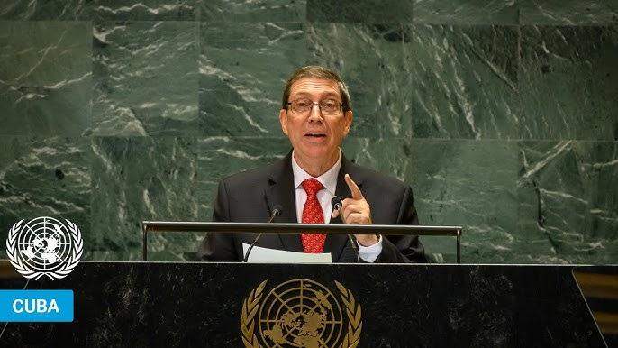 Richard Tur de la Concepción, primer secretario de la misión cubana ante Naciones Unidas, durante una actividad diplomática.