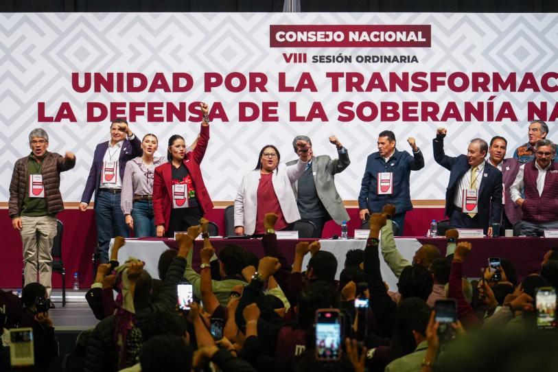 Coordinadores estatales de Morena rinden protesta rumbo a 2027