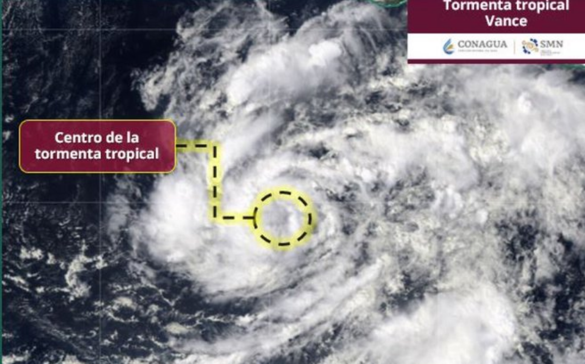 Tormenta tropical Vance podría convertirse en huracán el viernes